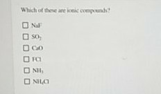 Solved Which of these anionic compounds! INI SO ICO О на NI | Chegg.com