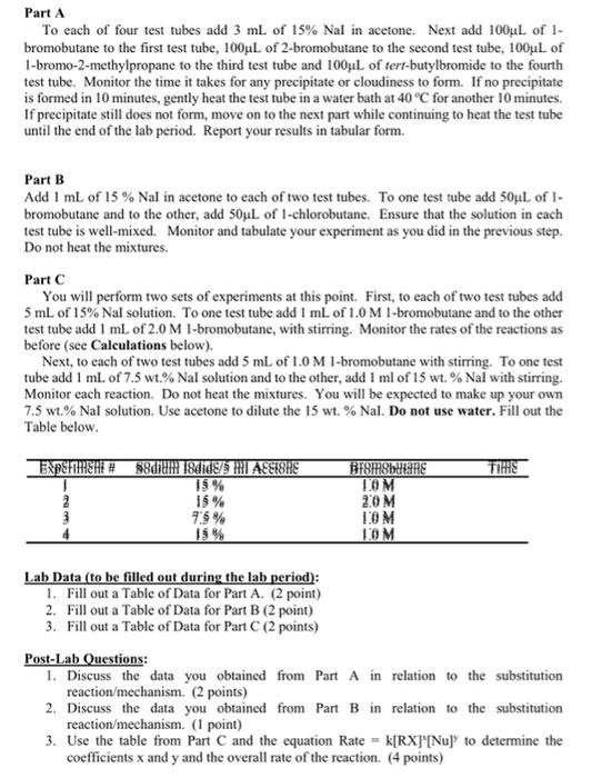 Solved plz answer POST LAB questions 1 & 2 and plz fill in | Chegg.com