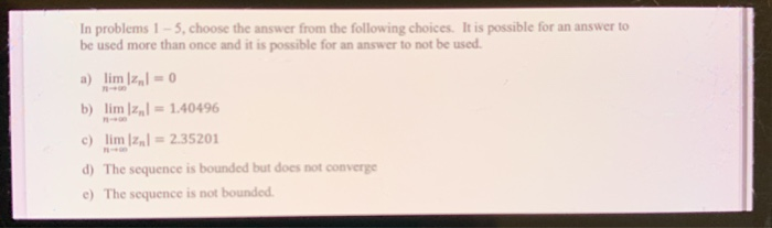 Solved Read the problems and do the problems. Use the | Chegg.com