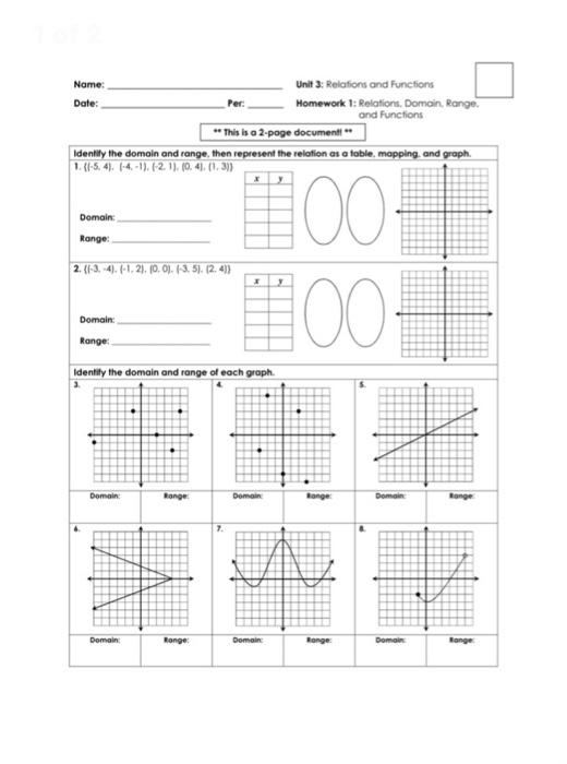 unit 3 relations and functions answer key homework 4