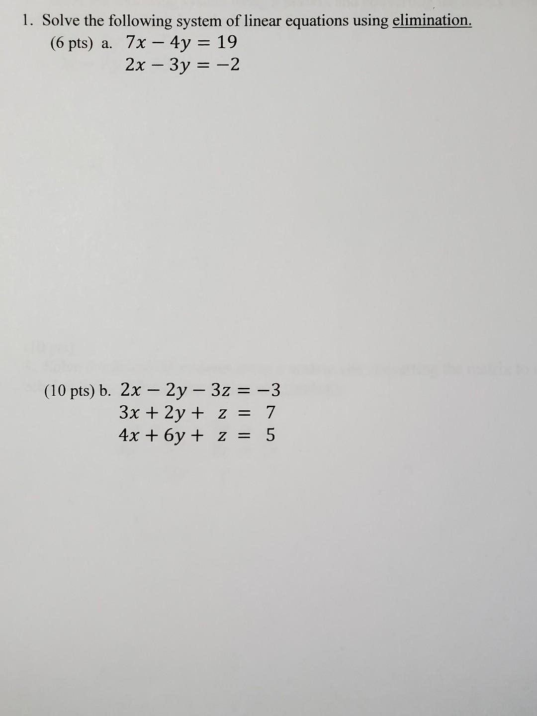 Solved I need help.Also can you show all work that way I | Chegg.com