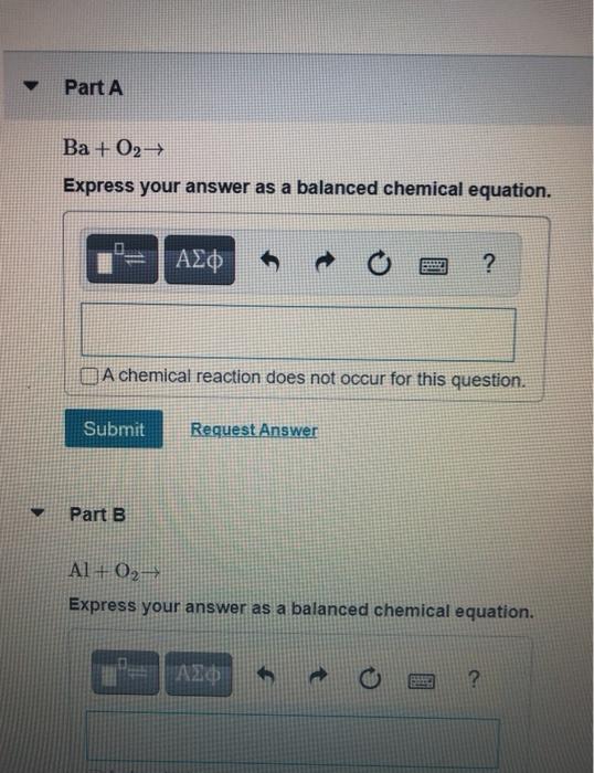 Solved Complete And Balance Each Of The Following | Chegg.com