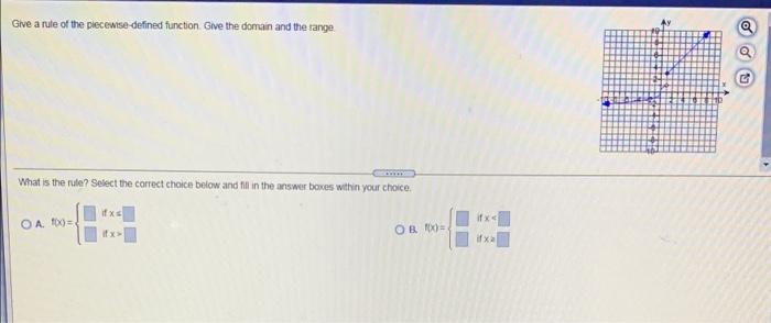 Solved Give a rule of the piecewise-defined function Give | Chegg.com