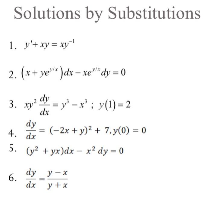 xy 1 0 3x 2y 12 0 substitution method