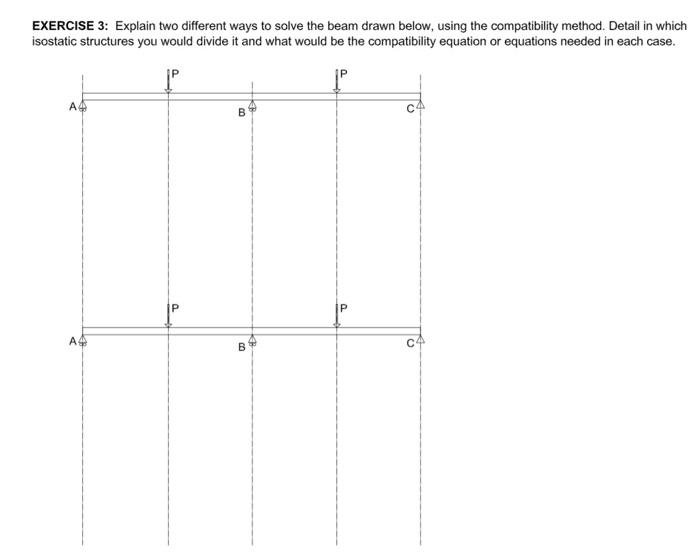 Solved EXERCISE 3: Explain two different ways to solve the | Chegg.com
