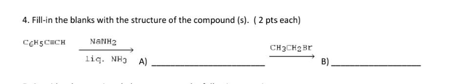 Solved 4. Fill-in the blanks with the structure of the | Chegg.com