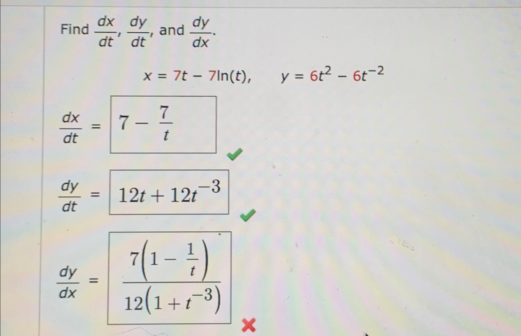 Solved Find Dxdtdydt ﻿and 4286