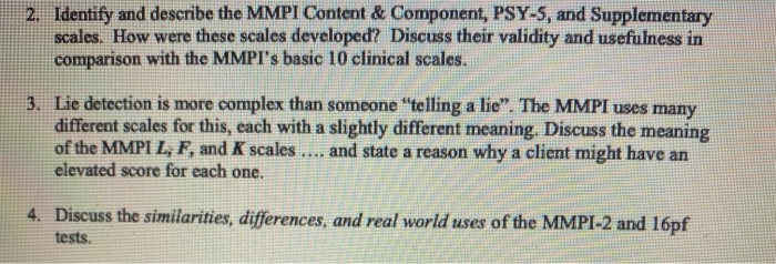 mmpi 2 purpose mmpi 2 purpose