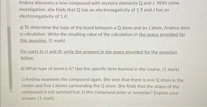 Solved show steps for part b) C) and D) only answer with all | Chegg.com
