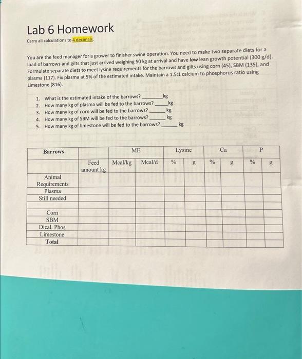 lab-6-homework-carry-all-calculations-to-4-decimals-chegg