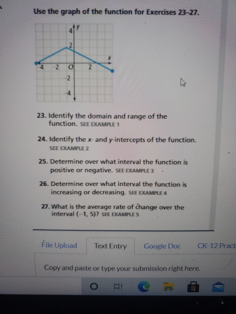 Solved Use the graph of the function for Exercises 23-27. 2 | Chegg.com