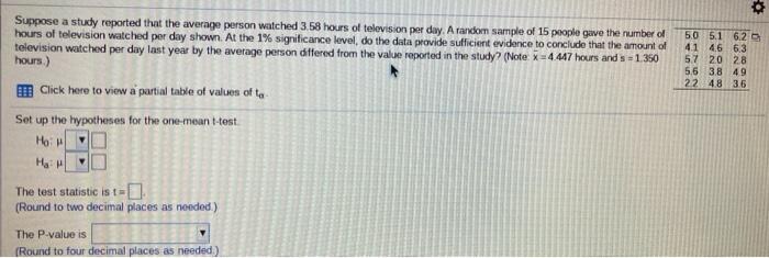 Solved Suppose a study reported that the average person | Chegg.com