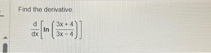 derivative of (x-4)^3