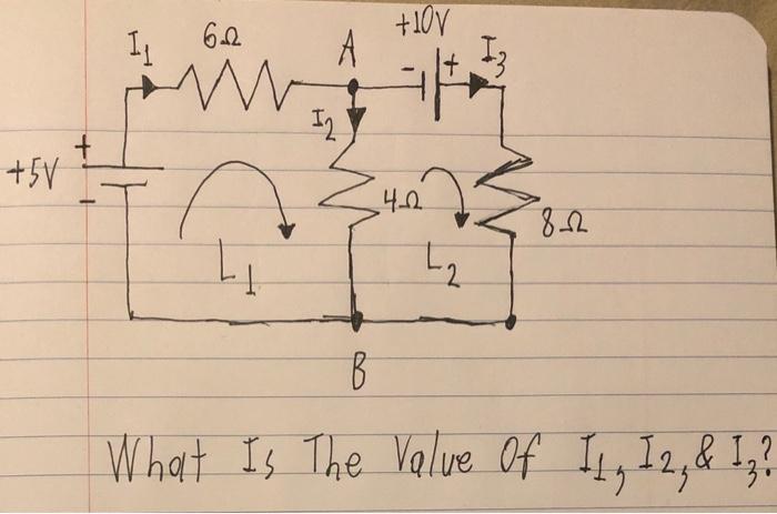 Solved What Is The Value of I1,I2,&I3 ? | Chegg.com