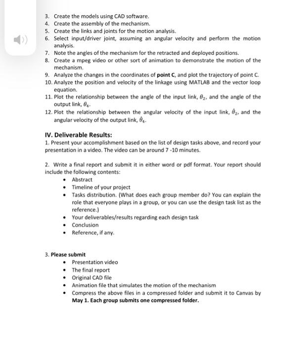 I. Project description This is a group project to | Chegg.com