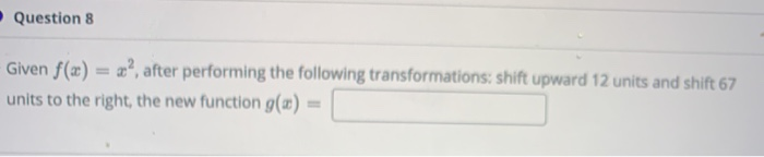 Solved Question 9 3 3 a Write an equation for the function | Chegg.com