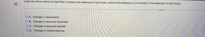 a statement of cash flows prepared under the direct method starts with