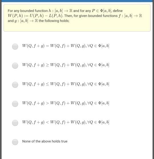 For Any Bounded Function H A B Rand For Any P Chegg Com