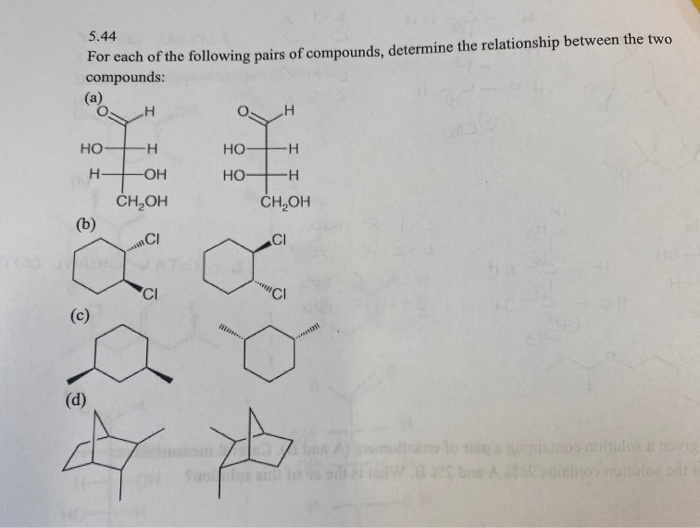 Solved For Each Of The Following Pairs Of Compounds 2307