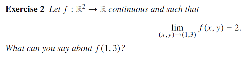 Solved Exercise 2 ﻿let F:r2→r ﻿continuous And Such 