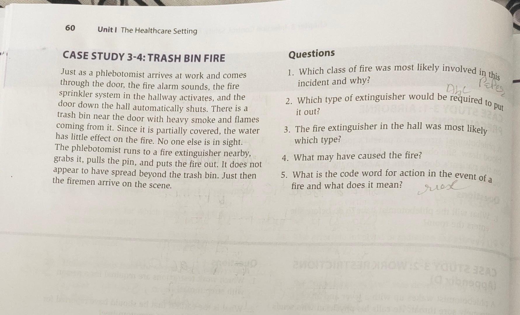 case study 3 4 trash bin fire