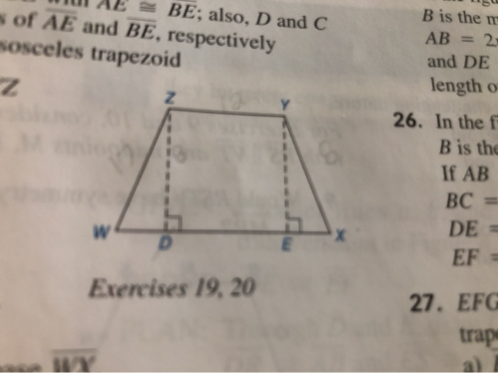 Solved Wui Ae Be Also D And C Of Ae And Be Respectiv Chegg Com