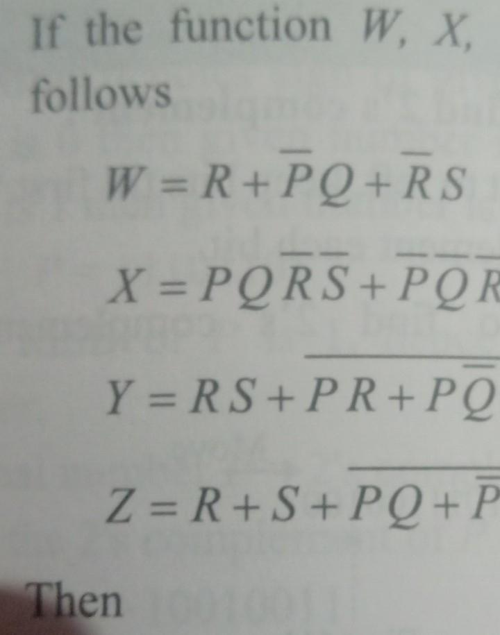 If The Function W X Follows W R Pq Rs X Pq Chegg Com