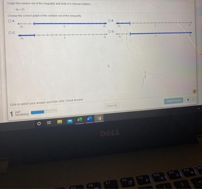 Solved Graph the solution set of the inequality and write it | Chegg.com