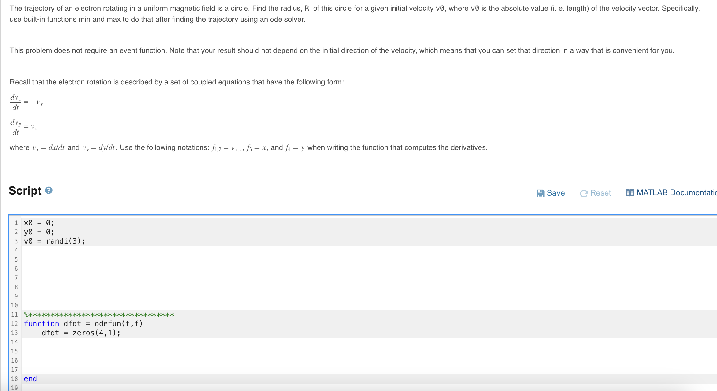 Solved using MATLAB please answer the following question and | Chegg.com