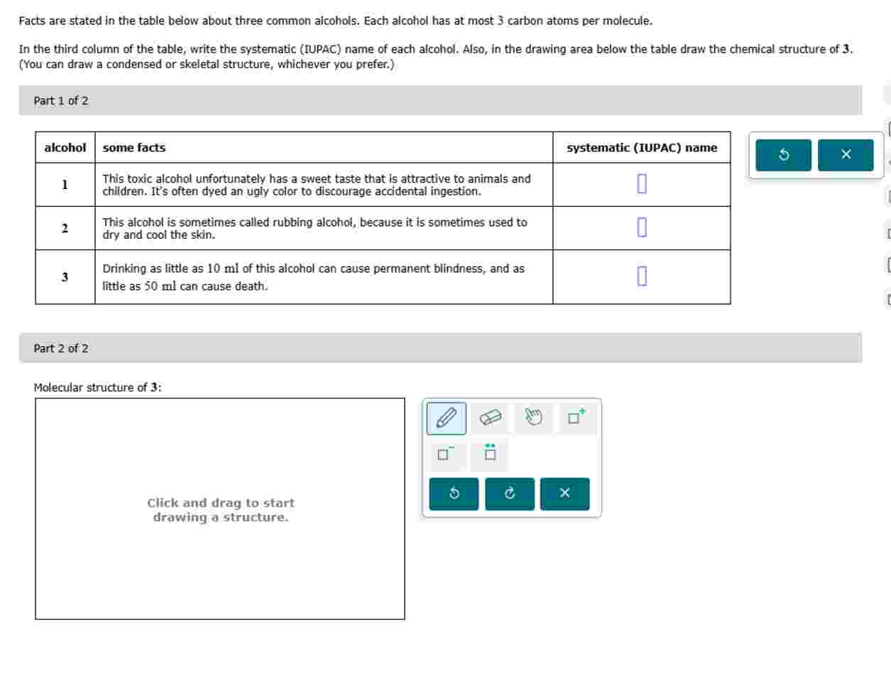 Solved Facts are stated in the table below about three | Chegg.com