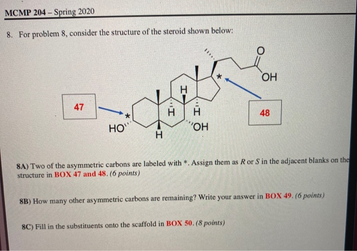 MCMP 204 - Spring 2020 8. For Problem 8, Consider The | Chegg.com