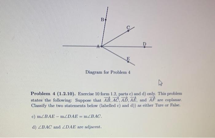 Solved B D Diagram For Problem 4 Problem 4 (1.2.10). | Chegg.com