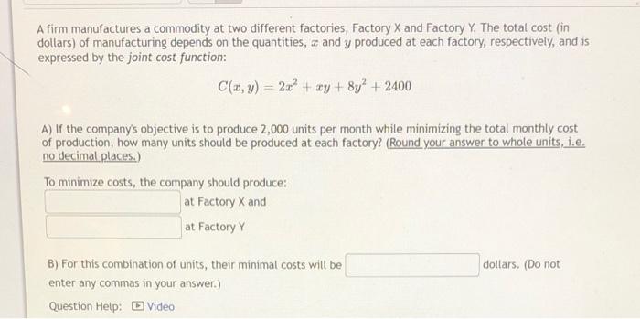 solved-a-firm-manufactures-a-commodity-at-two-different-chegg