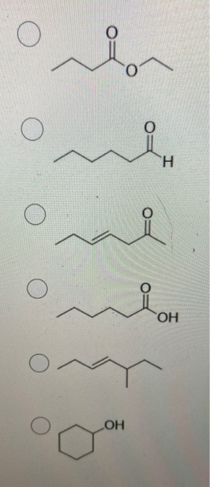 Solved Match the following IR Spectrum with one of the | Chegg.com