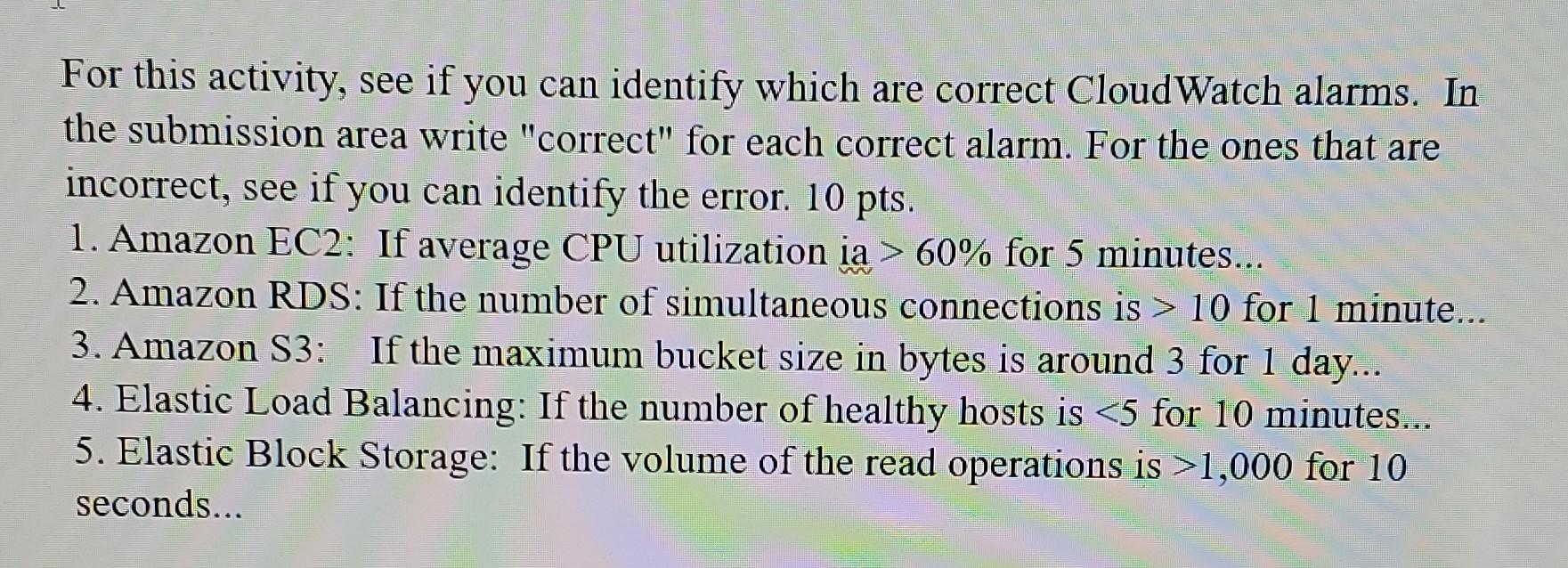 Solved For this activity, see if you can identify which are