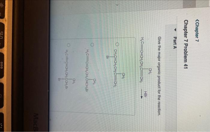 Give the major organic product for the reaction.