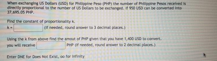 US Dollar To Philippine Peso in PHP 