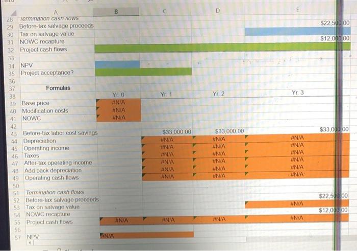 Solved Excel Onlene Structured Activity: New project | Chegg.com