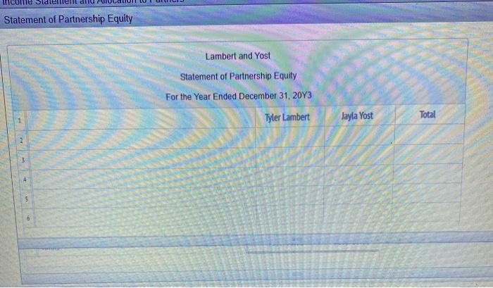 Solved Lambert and Yost ADJUSTED TRIAL BALANCE December 31, | Chegg.com