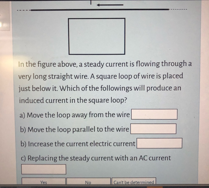 Solved In the figure above, a steady current is flowing | Chegg.com