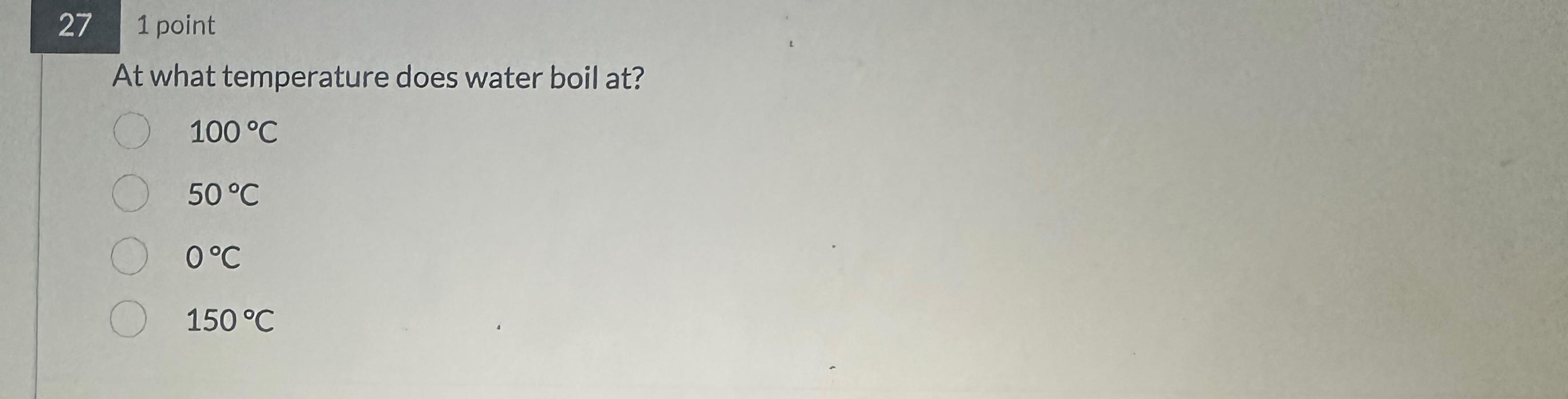 Solved 271 ﻿pointAt what temperature does water boil