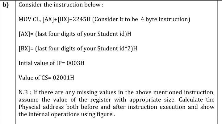 Solved 2b)Hi. Please solve the following question of | Chegg.com