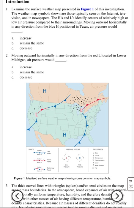 On Weather Maps A Line With Half Circles Indicates Solved I'm A Little Uncertain Of These Meteorology | Chegg.com