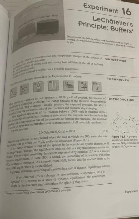 Solved C After Water Is Added To The System And Equilibrium Chegg Com   Image