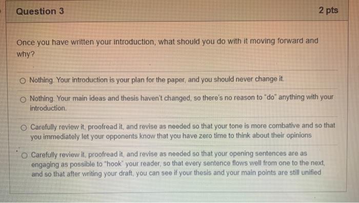 drafting conclusion research questions