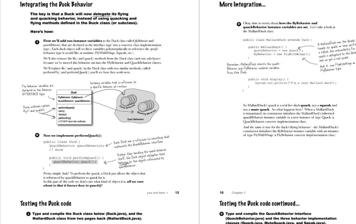 Solved Translate the Duck java program on page 18-19 into | Chegg.com