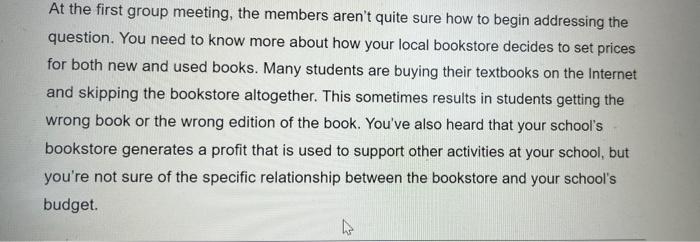 Solved CASE STUDY Questioning the Cost of Textbooks Imagine | Chegg.com