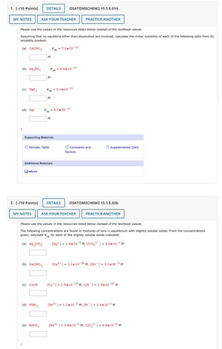 Solved eolubility preduct. b Ag1PO4 Ka E 0 Se 17 c Chegg