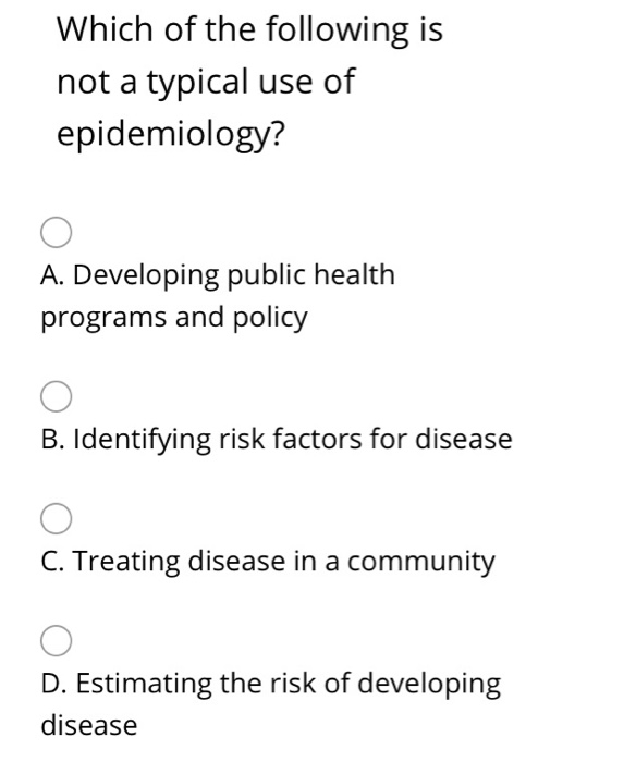 what are the uses of epidemiology