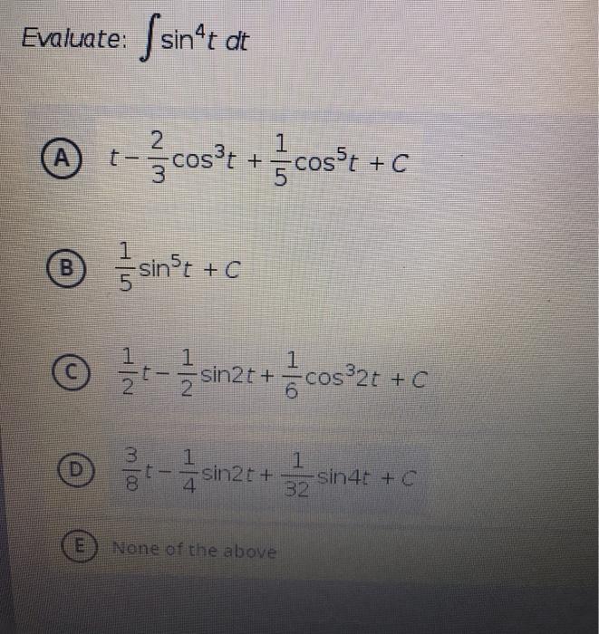 Solved Evaluate ſsin T At R Scos T Cost C Sinst Chegg Com